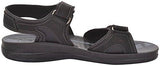 Paragon Men's Black PU Sandals (7) - NEIGHBOUR JOY