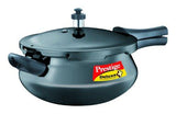 Prestige Deluxe Plus Junior Induction Base Hard Anodized Pressure Handi, 4.8 Litres, Black