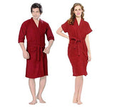 FeelBlue Unisex Combo Bathrobe (Pack of 2) -Maroon - NEIGHBOUR JOY