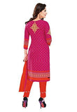 ishin Women's Dress Material (Ddrmtl-1502_Pink_Free Size) - NEIGHBOUR JOY