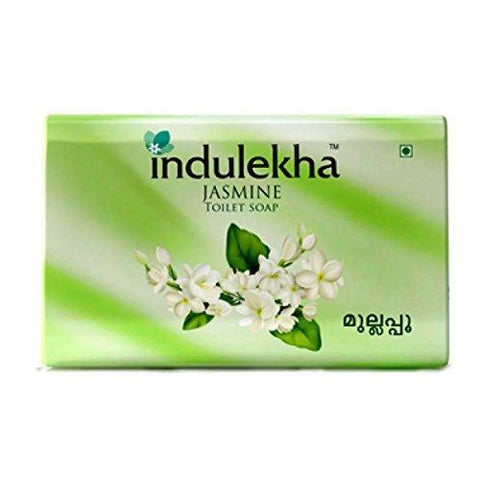 Indulekha Jasmine Soap 100% Vegetarian Free From Animal Fat 75g