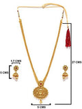 Zaveri Pearls Long Designer Necklace Set For Women - ZPFK4414