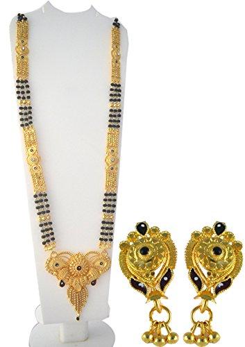 Radhekrishna Golden Alloy Mangalsutra Set For Women - NEIGHBOUR JOY