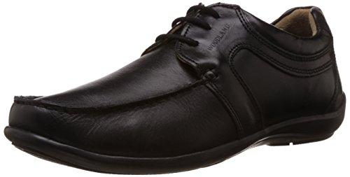 Woodland Men's Black Leather Formal Shoes - 9 UK/India (43 EU)