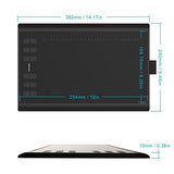 Huion NEW 1060 PLUS Graphic Drawing Tablet with Built-in 8GB MicroSD Card and 12 Express Keys - NEIGHBOUR JOY