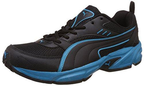 Puma Men's Atom Fashion III Dp Puma Black and Atomic Blue Running Shoes - 9 UK/India (43 EU) - NEIGHBOUR JOY