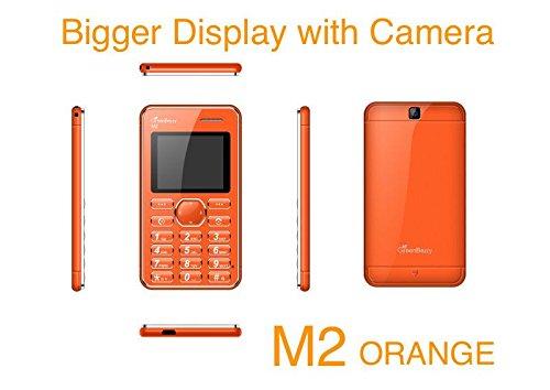 Green Berry M2 Credit Card phones Gold Colour | 2 MP Camera,Full Size Display,6.8 mm Ultra slim, Simcard/FM/MP3/MP4