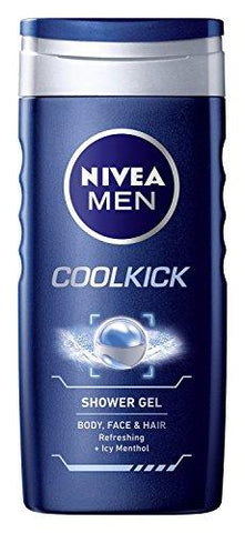 Nivea Bath Care Shower Gel Cool Kick for Men, 250 ml