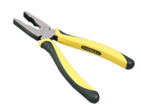 Stanley 70-482 Sturdy Steel Combination Pliers, Yellow and Black, 8 inch