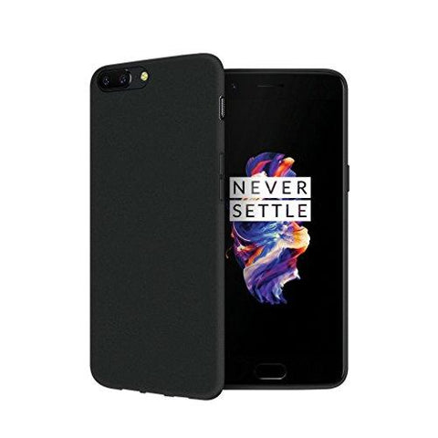 FOSO(TM) OnePlus 5 / One Plus 5 Sandstone Matte Flexible TPU Quicksand Back Cover Case For OnePlus 5 (Sandstone TPU) - NEIGHBOUR JOY