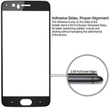 OnePlus 5 Tempered Glass,Premium Series 2.5D Full Screen Guard for One Plus 5 Midnight Black Colour with LED Hole,Case Friendly Design by Golden Sand - NEIGHBOUR JOY
