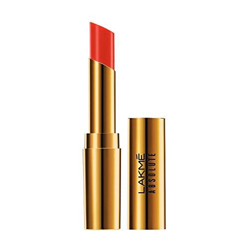 Lakmé Absolute Argan Oil Lip Color, Dewy Orange, 3.4g