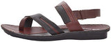 Paragon Men's Maroon PU Sandals (8) - NEIGHBOUR JOY