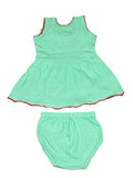Sathiyas Akash Baby Girls 100% Hosiery Cotton Fancy Dresses (Set of 5 Dresses) (asvinfIC402_Multicolour_3-6 Months) - NEIGHBOUR JOY