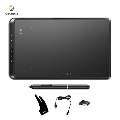 XP-Pen Star05 Wireless 2.4G Graphics Drawing Tablet Digital tablet Painting Board with Touch Hot Keys and Battery-free Passive Stylus