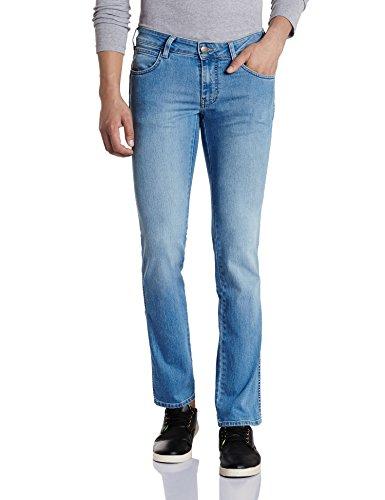 Wrangler Men's Cotton Jeans (8907222956455_W24112W22944_32W x33L_Light wash)