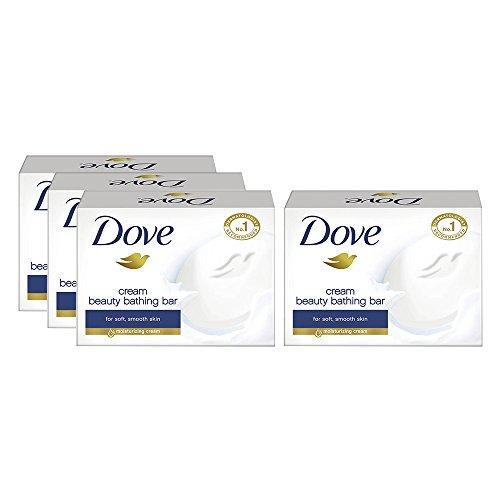 Dove Cream Beauty Bathing Bar, 75g (Buy 3 Get 1 Free)