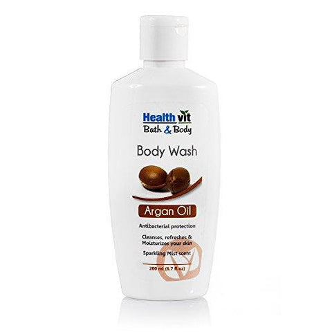 Healthvit Bath and Body Argan Bodywash, 200ml