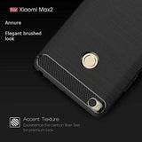 Annure Mi Max 2 Back Cover Case - Rugged Armor Shock Proof Soft TPU Back Case for Xiaomi Mi Max 2 [July 2017 release]... (Black) - NEIGHBOUR JOY