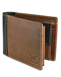 Ssmitn Men's Brown Leather Wallet