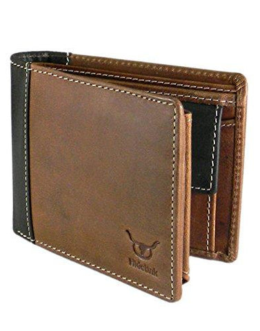 Ssmitn Men's Brown Leather Wallet