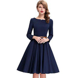 Shivalika Tex Women's Blue Skater Dress - NEIGHBOUR JOY