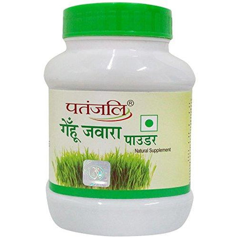 Patanjali Wheat Grass Powder - Natural Supplement, 100g Bottle - NEIGHBOUR JOY