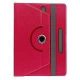 Acm Rotating 360° Leather Flip Case For Lenovo Tab 3 7 Essential Tablet Cover Stand Dark Pink - NEIGHBOUR JOY