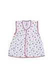 Sathiyas Baby Girls Gathered Dresses (Pack of 5) (0-6Months) (Center Button) - NEIGHBOUR JOY