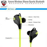 Amore Bluetooth 4.1 Wireless Stereo Sport Headphones Headset with Built In Mic Running Hiking Exercise Hi-Fi Sound Hands-Free Calling Compatible with Samsung Galaxy, Note, Edge, Gionee, Intex, Karbonn, Lenovo, Iphone, Nokia, Nexus, Oppo, Vivo, Coolpad, On - NEIGHBOUR JOY