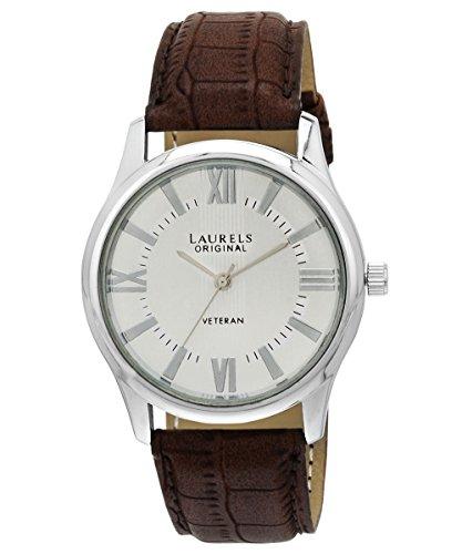 Laurels Veteran Analog Silver Dial Men's Watch - Lo-Vet-201 - NEIGHBOUR JOY