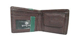 Woodland Genuine Leather Men's Wallet (Dark Maroon)