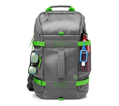 HP Odyssey Backpack for 15.6-inch Laptop (Grey/Green) - NEIGHBOUR JOY