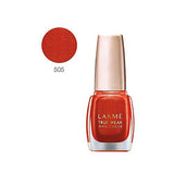 Lakme True Wear Nail Color, Shade 505, 9 ml