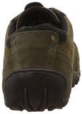 Woodland Men's Olive Green Leather Sneakers - 8 UK/India (42 EU)