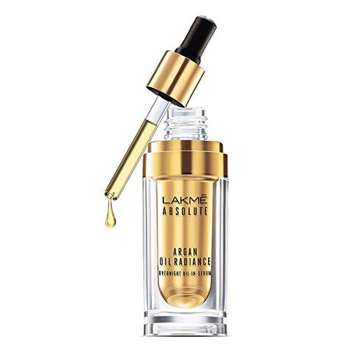 Lakme Absolute Argan Oil Radiance Overnight Oil-in-Serum, 15ml