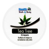 Healthvit Bath and Body Tea Tree Cream, 50g