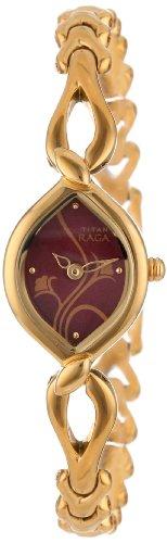 Titan Raga Analog Red Dial Women's Watch - NE2455YM02