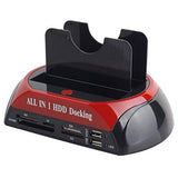 Dual 2.5"/3.5" IDE SATA HDD Hard Drive Disk All In 1 Clone Dock Docking Station - NEIGHBOUR JOY