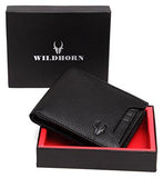 WildHorn® Old River Black Genuine High Quality Mens Leather Wallet