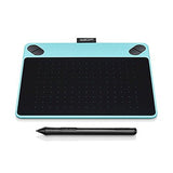 Wacom CTH-490/B1-CX Small Comic/Creative Pen and Touch Tablet (6.7 inch), Mint Blue