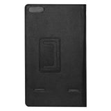 Acm Executive Case & Tempered Glass Combo for Micromax Canvas Tab P681 Flip Cover Screen Guard Black - NEIGHBOUR JOY