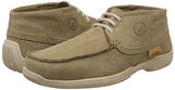 Woodland Men's Khaki Leather Sneakers - 9 UK/India (43 EU)