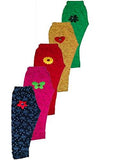 T2F Girls' Leggings (Pack Of 5) (T2FKLEGCN03_Multi_4-5 YRS) (T2FKLEGCN03)