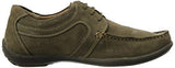 Woodland Men's Green Leather Sneakers - 8 UK/India (42 EU)