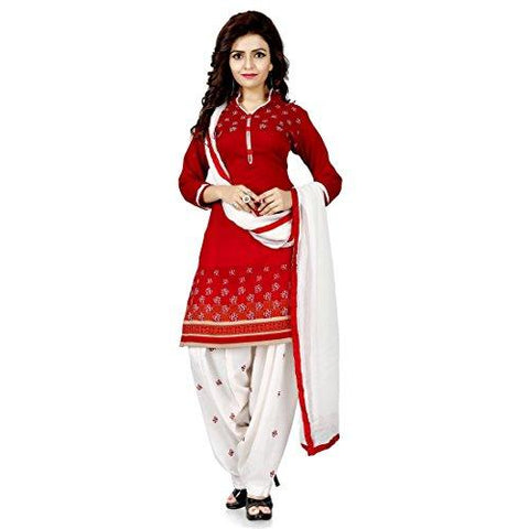 Fashion Dream Women's Cotton Salwar suit (Banno Purple_129_Purple_Free Size) - NEIGHBOUR JOY