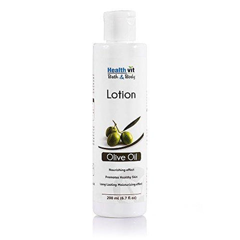 Healthvit Bath and Body Olive Face and Body Lotion, 200ml