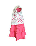 Orange and Orchid Baby Girls Cotton Frock (Pink, 3-4 Years) - NEIGHBOUR JOY