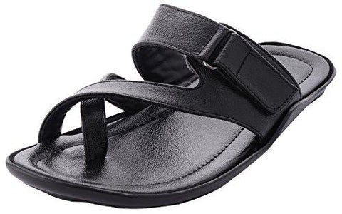 Paragon Men's Leather Formal Slipper (Size: 10, Black) - NEIGHBOUR JOY