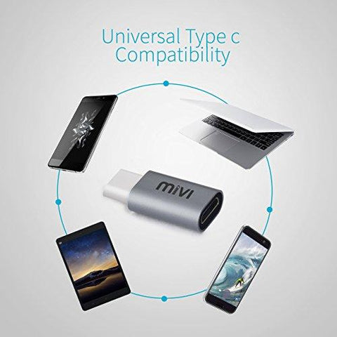 Mivi Type-C to Micro USB OTG adapter For Samsung Galaxy S8/S8Plus